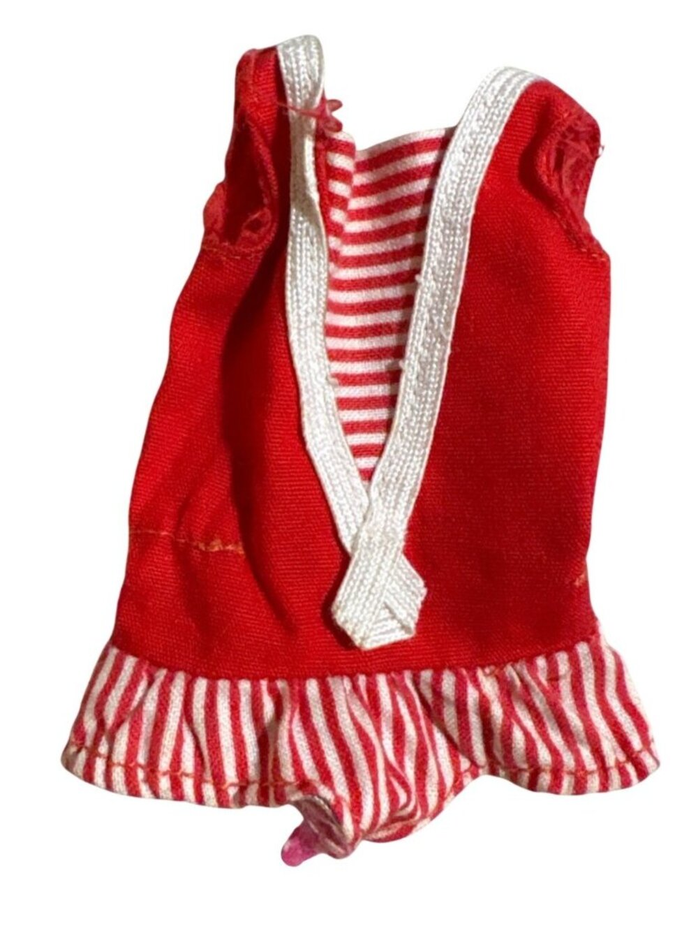 Mattel Barbie Skipper Swimsuit Red White Striped Original Vintage 1964